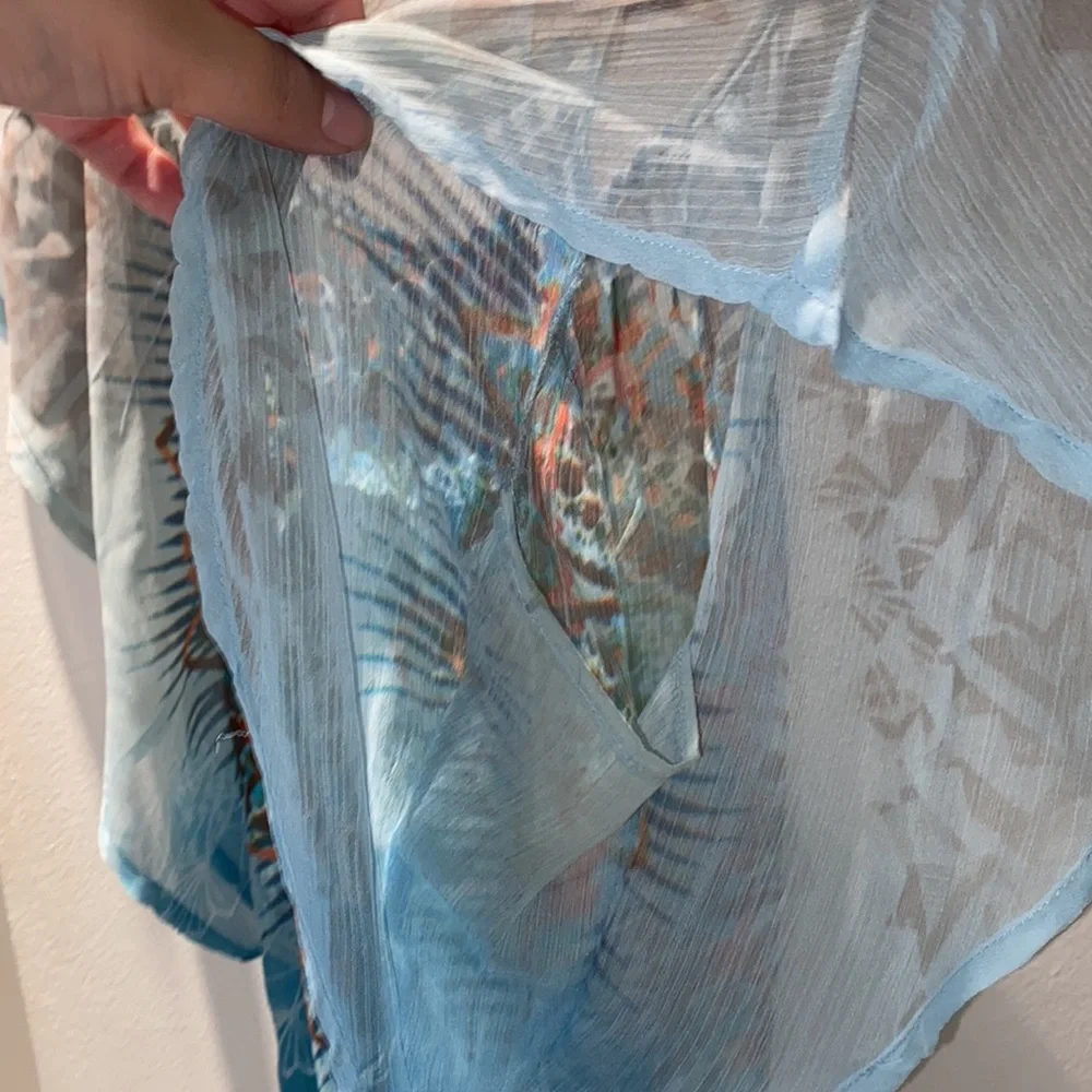 Vintage Bongo Sheer Boho Chic Women’s Top - Picture 4 of 5